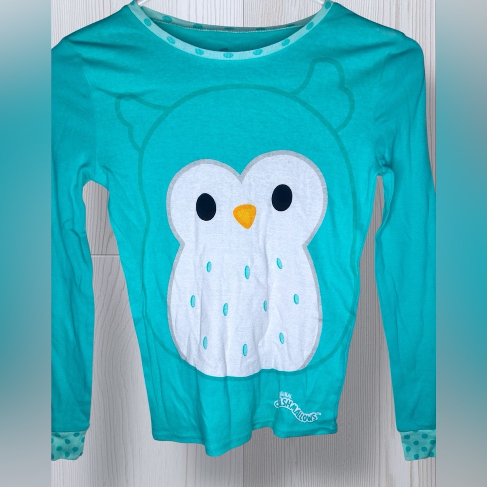 SQUISHMALLOW Girls Long Sleeve Pajama Top - Picture 4 of 6